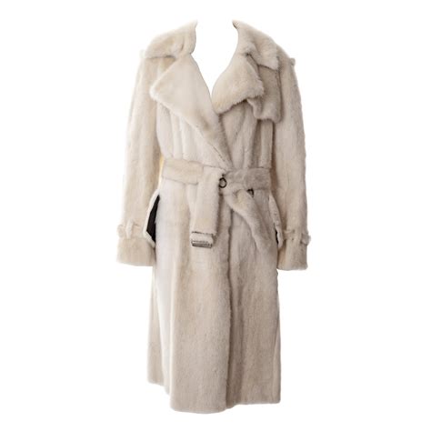 gucci white mink coat mens|gucci trench coat men's.